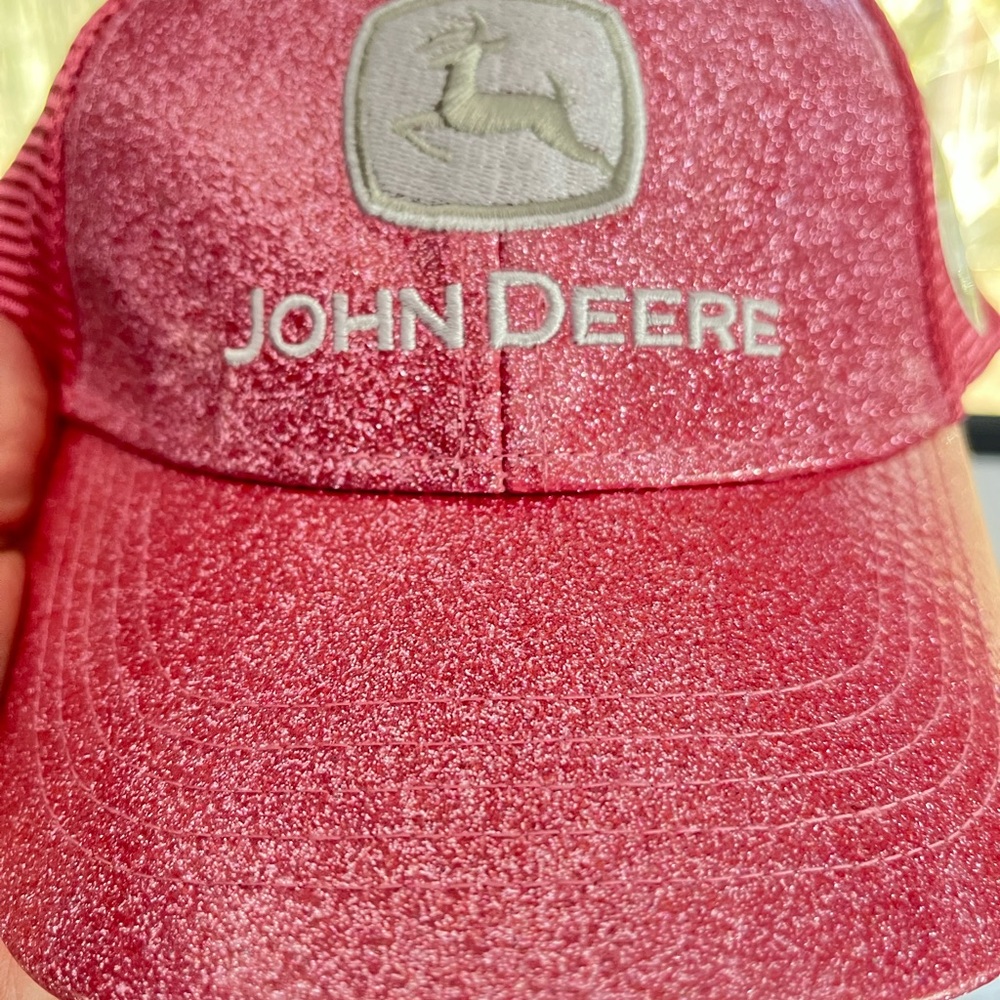 John Deere Sparkling Pink Toddler Cap - Picture 7 of 7